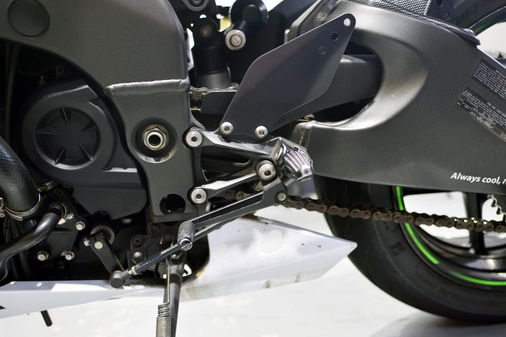 [No.10] KAWASAKI ZX-10R 2008-2010 Translogic製クイックシフター 取付