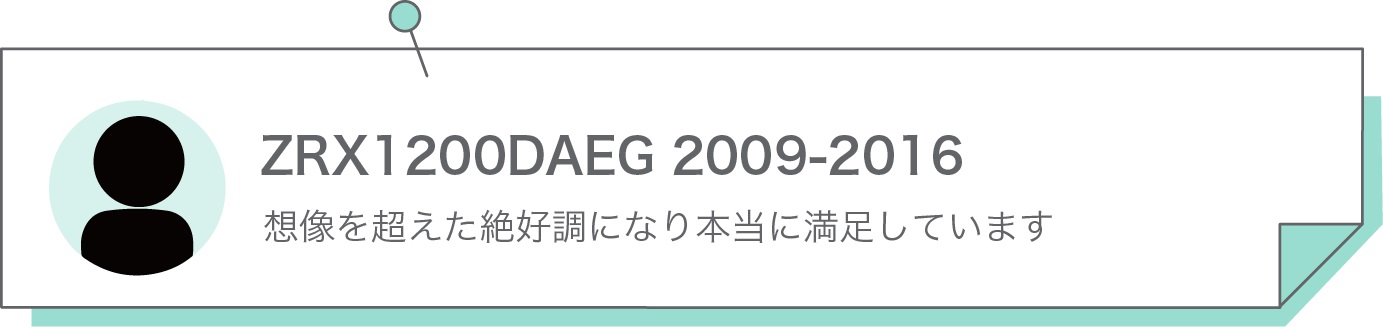 想像を超えた絶好調になり本当に満足しています